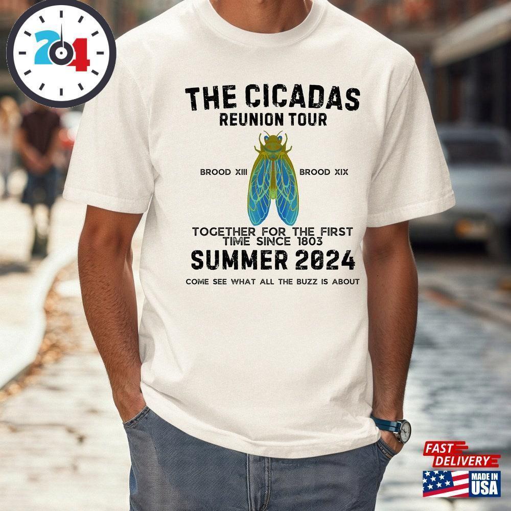 Cicada Comeback Tour T-Shirt Reunion Shirt Band - Picture 1 of 4